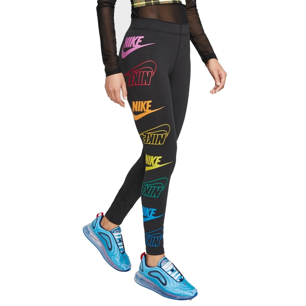 Nike rainbow logo leggings!